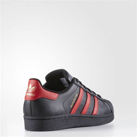 adidas negros con rojo|adidas negros mujer.